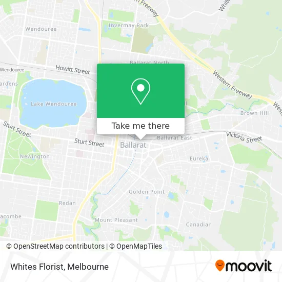 Whites Florist map
