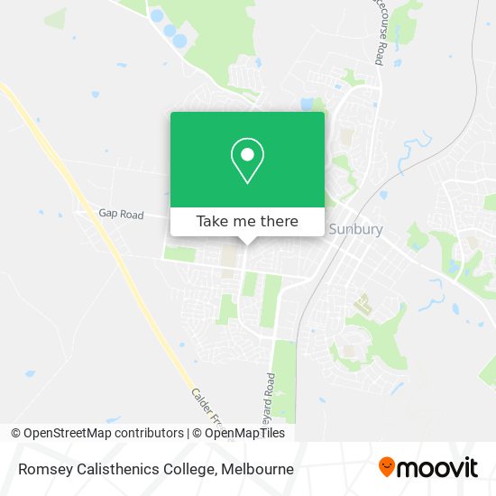 Romsey Calisthenics College map