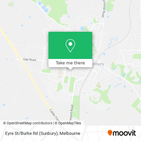 Eyre St/Burke Rd (Sunbury) map