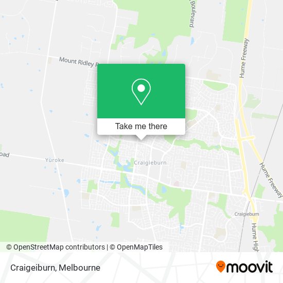 Craigeiburn map