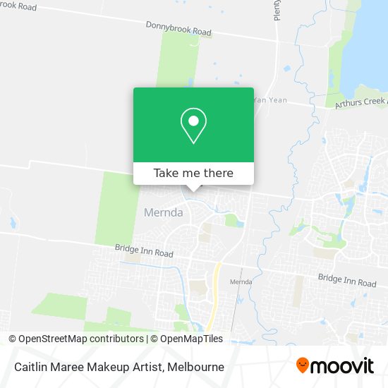 Caitlin Maree Makeup Artist map
