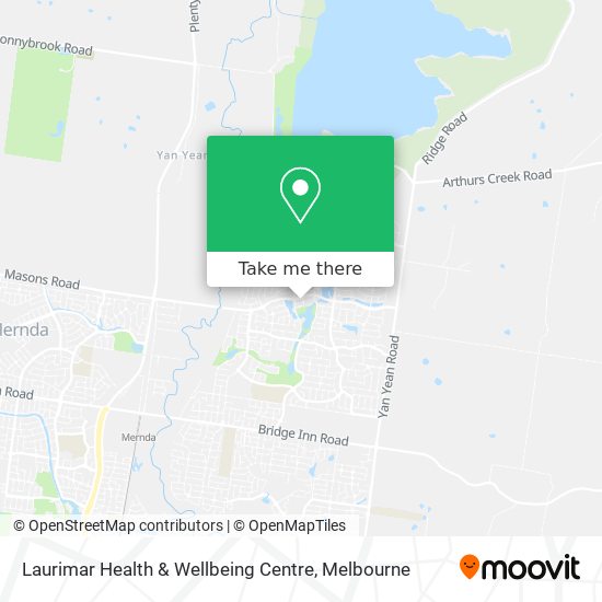 Laurimar Health & Wellbeing Centre map