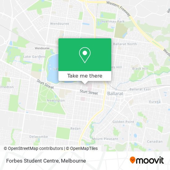 Forbes Student Centre map