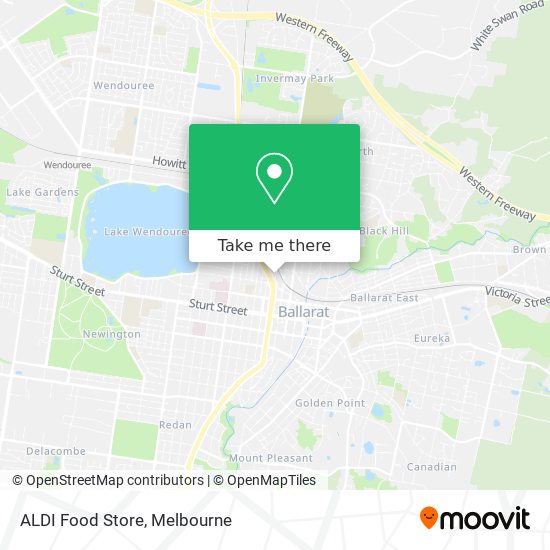 ALDI Food Store map
