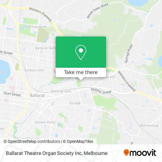 Ballarat Theatre Organ Society Inc map