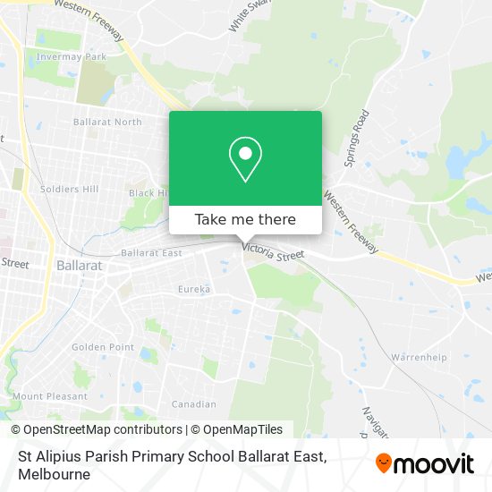 St Alipius Parish Primary School Ballarat East map