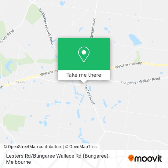 Mapa Lesters Rd / Bungaree Wallace Rd