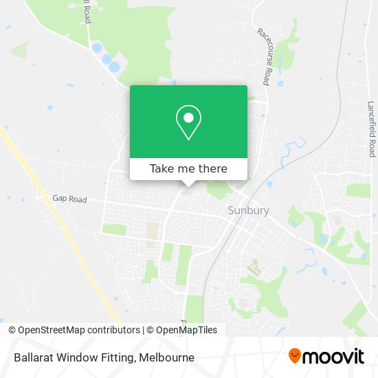 Ballarat Window Fitting map