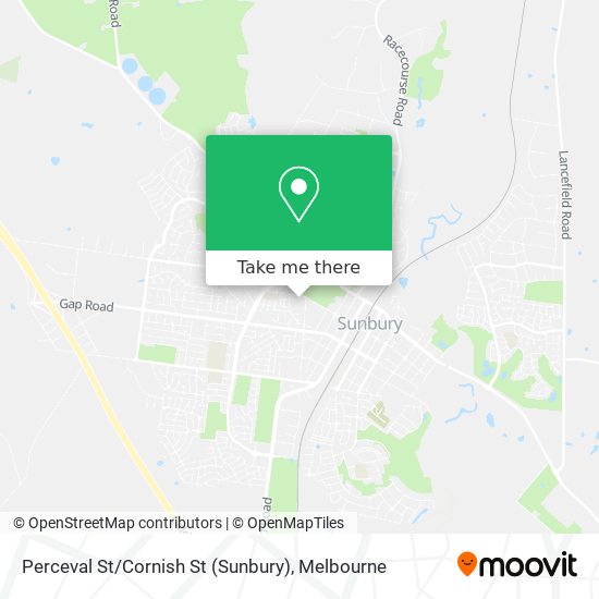 Mapa Perceval St / Cornish St (Sunbury)