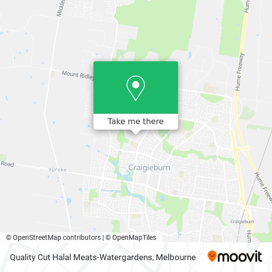 Quality Cut Halal Meats-Watergardens map