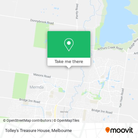 Tolley's Treasure House map