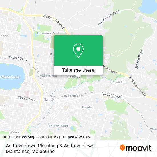 Andrew Plews Plumbing & Andrew Plews Maintaince map