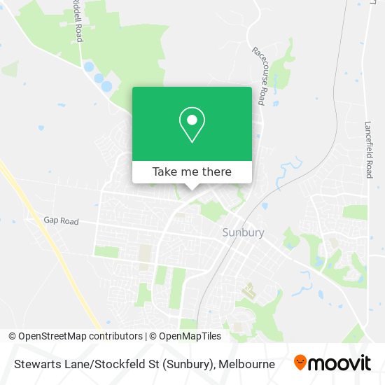 Mapa Stewarts Lane / Stockfeld St (Sunbury)