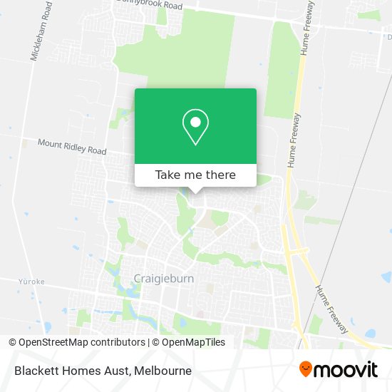 Blackett Homes Aust map
