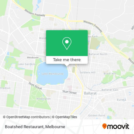 Boatshed Restaurant map