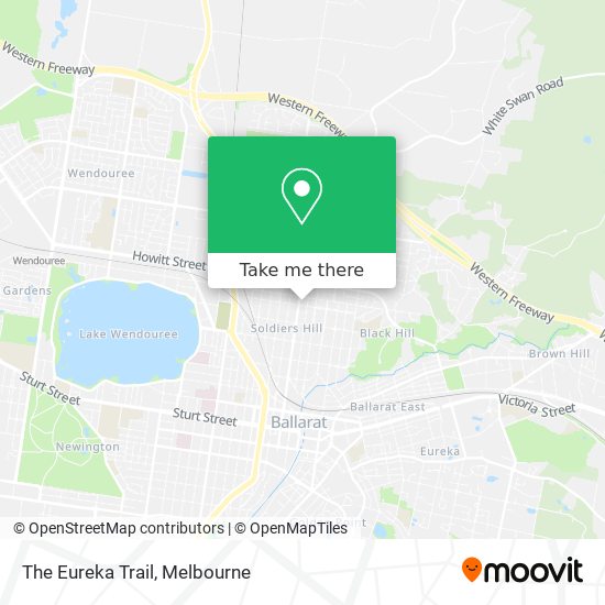 The Eureka Trail map