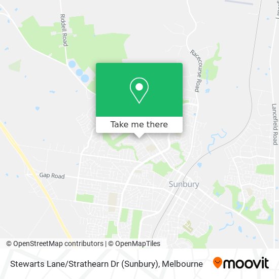 Mapa Stewarts Lane / Strathearn Dr (Sunbury)