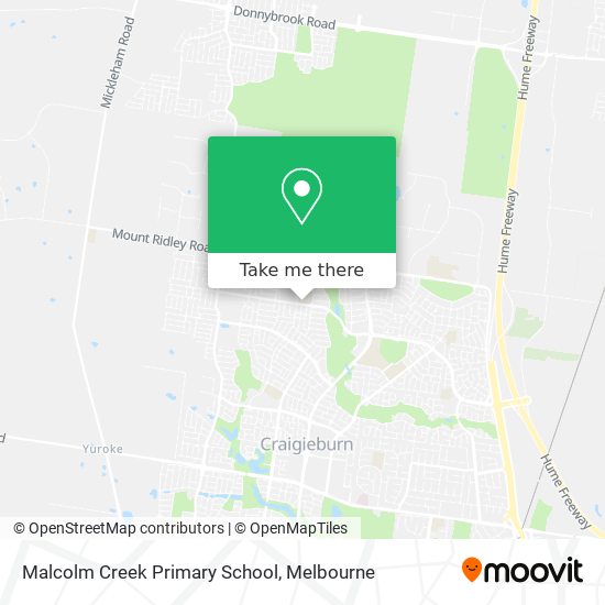 Malcolm Creek Primary School map
