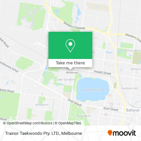 Trainor Taekwondo Pty. LTD. map