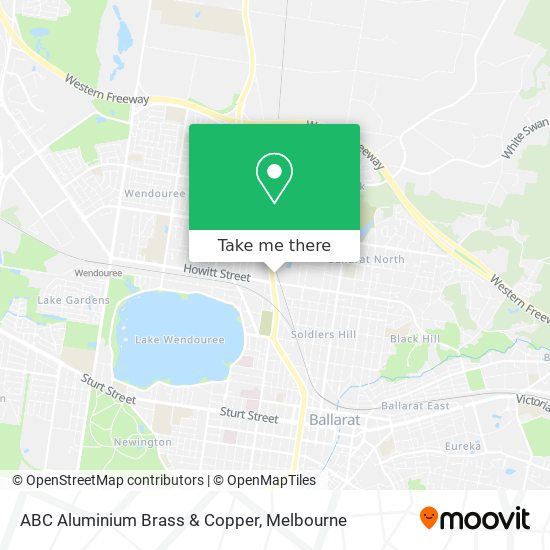 ABC Aluminium Brass & Copper map