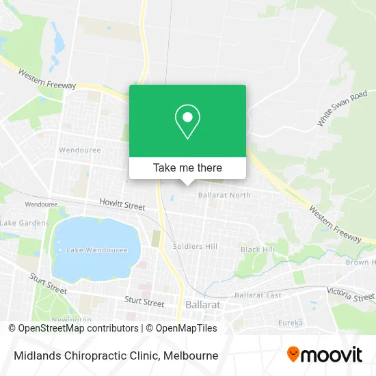 Mapa Midlands Chiropractic Clinic