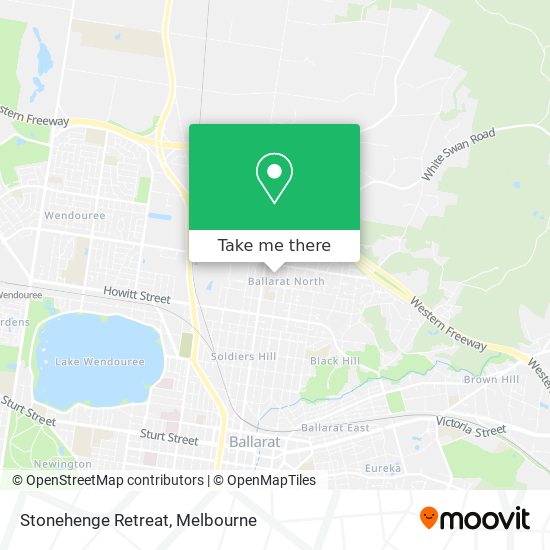 Stonehenge Retreat map