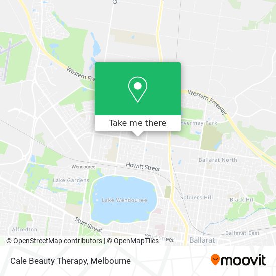 Cale Beauty Therapy map