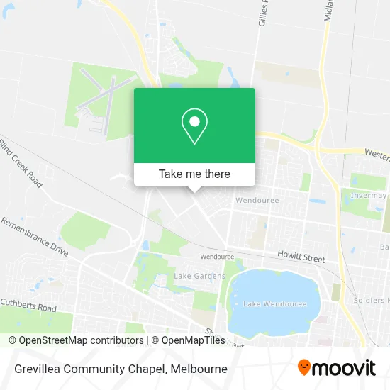 Mapa Grevillea Community Chapel
