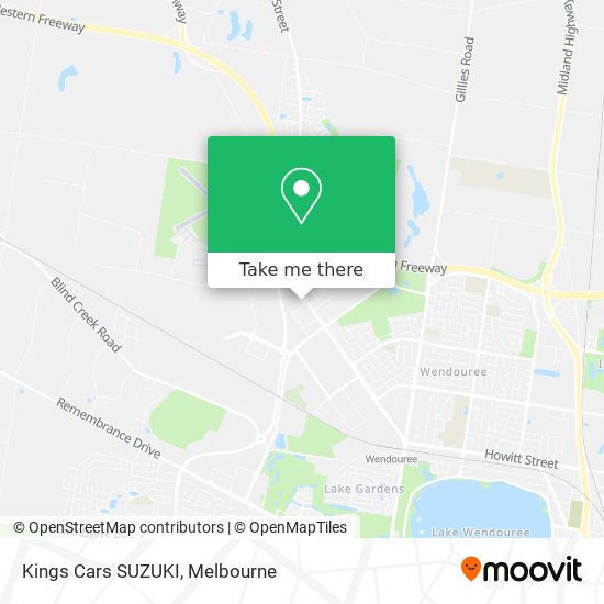 Kings Cars SUZUKI map