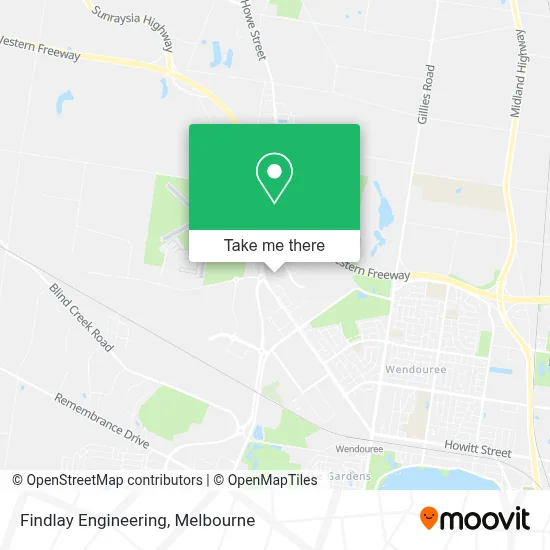 Mapa Findlay Engineering