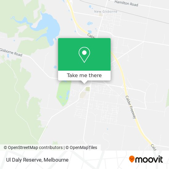 Ul Daly Reserve map