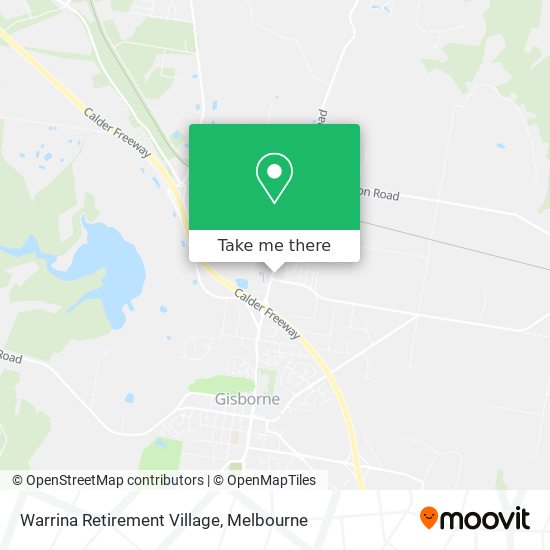 Mapa Warrina Retirement Village