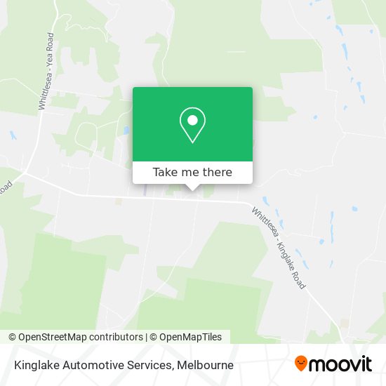 Mapa Kinglake Automotive Services