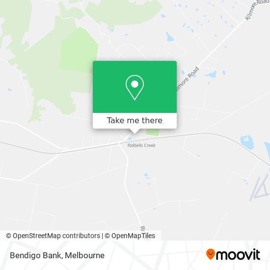 Bendigo Bank map