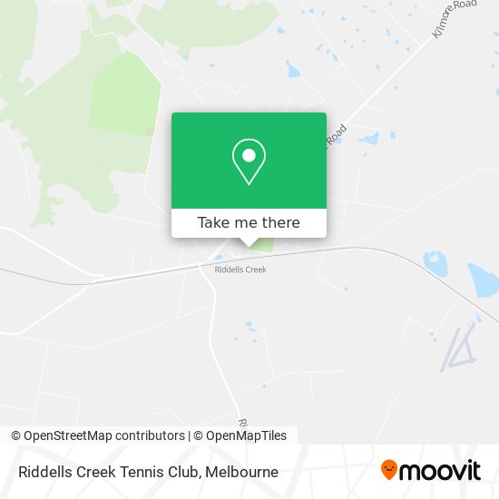 Mapa Riddells Creek Tennis Club