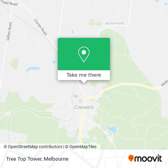 Tree Top Tower map
