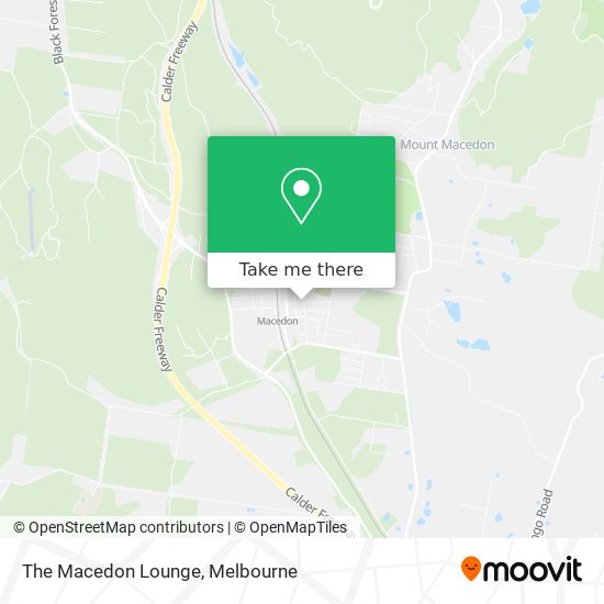 The Macedon Lounge map