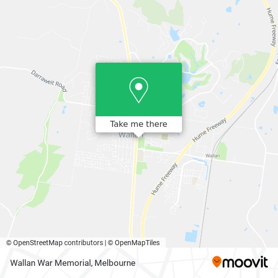 Wallan War Memorial map