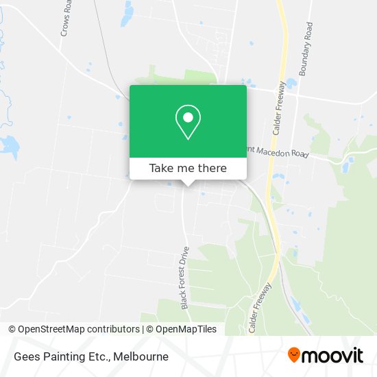 Gees Painting Etc. map