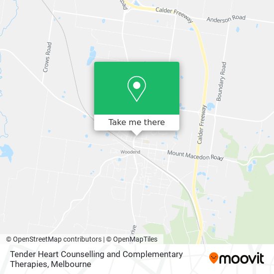 Tender Heart Counselling and Complementary Therapies map