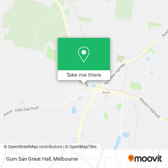 Gum San Great Hall map