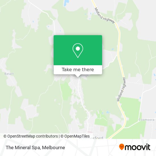 The Mineral Spa map