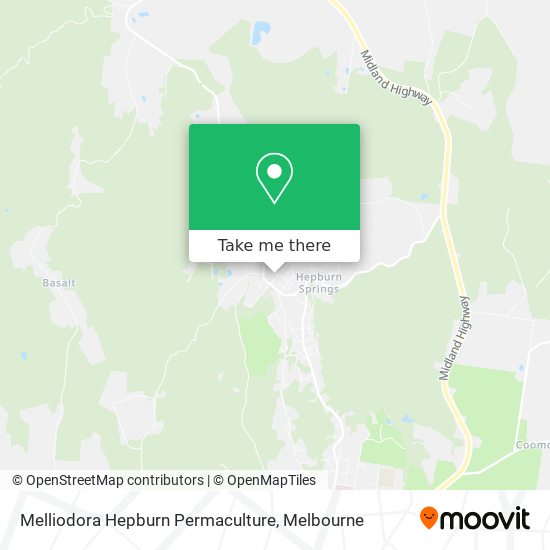 Melliodora Hepburn Permaculture map