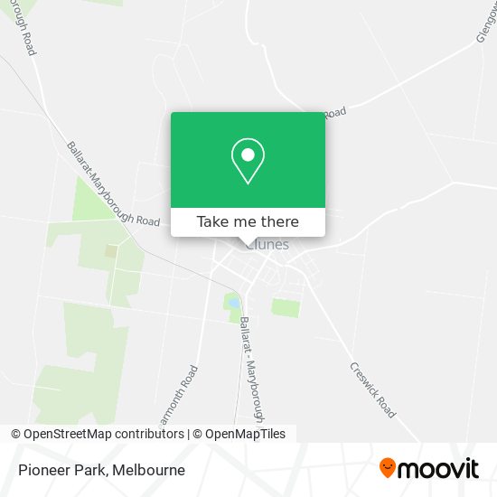Pioneer Park map