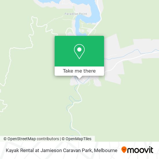 Kayak Rental at Jamieson Caravan Park map