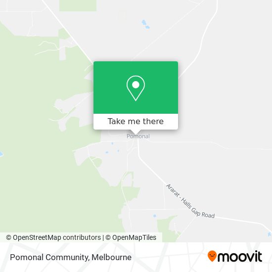 Pomonal Community map