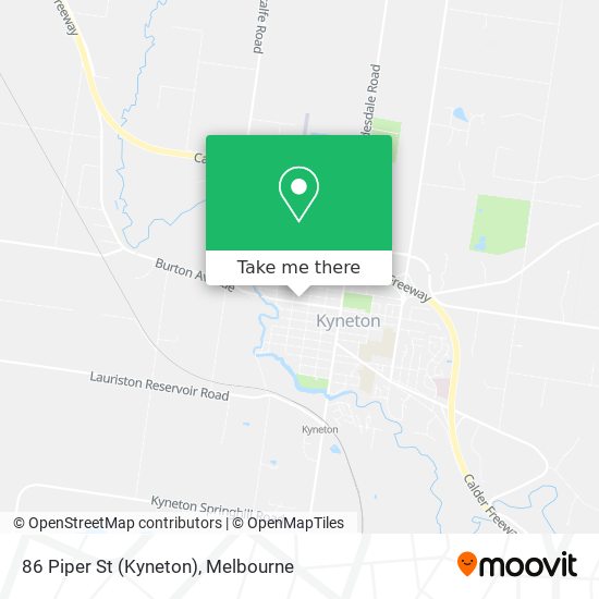 86 Piper St (Kyneton) map