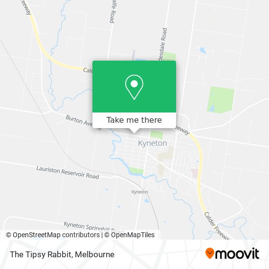 The Tipsy Rabbit map
