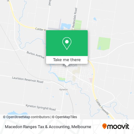 Mapa Macedon Ranges Tax & Accounting