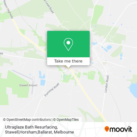 Ultraglaze Bath Resurfacing, Stawell,Horsham,Ballarat map